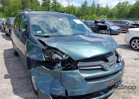 2005 Toyota Sienna Ce/Le z USA, uszkodzony, nr VIN 5TDZA23C45S238606